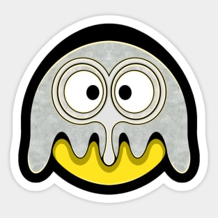 Cute Ghost Emoji artwork Sticker